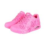 スケッチャーズ(SKECHERS)(レディース)カジュアルシューズ ウノ スプレッド ザ ラブ 155507-HTPK