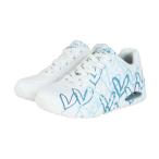 【10%OFFクーポン対象!5/1まで】スケッチャーズ(SKECHERS)(レディース)カジュアルシューズ ウノ スプレッド ザ ラブ 155507-WBL