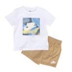 ナイキ(NIKE)(キッズ)ジュニア クラブ エクスプレス 半袖Tシャツ ショーツ 上下セット 76M676-X3E