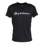 ファイテン(PHITEN)(メンズ、レディース)バレーボールウェア 半袖Tシャツ ラメ グラデーション BK/BL 3125JG66810