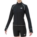 アリーナ(ARENA)(レディース)フィットネスラッシュガード 黒 S-LLサイズ AS5FWF96L BKSL レディース ラッシュガード 長袖 水泳 スイム ジム フィットネス