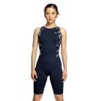ナイキ(NIKE)(レディース)フィットネス水着 水泳 レッグスーツ 黒 M-LLサイズ 2993151-009 スイムウェア