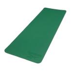 リーボック(REEBOK)(メンズ、レディース)ヨガマット Fitness 4mm 緑 176×61cm RAYG-11020DG トレーニングマット ヨガ ストレッチ エクササイズ 薄手