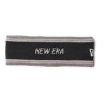 ニューエラ（NEW ERA）（メンズ、レディース）ニットヘアバンド ワードマークロゴ 黒 ブラック 14669993