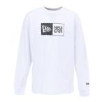 ニューエラ（NEW ERA）（メンズ、レディース）長袖 コットン Tシャツ Pattern Box Logo レギュラーフィット 14682713