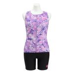 アリーナ(ARENA)(レディース)フィットネス水着 レディース 水泳 フィットネスセパレート M-3Lサイズ AS5FWF53L PPBK 運動 スポーツ 体型カバー