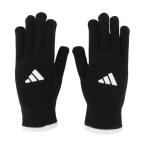 アディダス（adidas）（メンズ）手袋 ベーシック ニットグローブ 黒 ブラック S-Lサイズ BT061-JZ1729