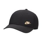 ナイキ(NIKE)(メンズ、レディース)キャップ ドライフィット クラブ ストラクチャード メタルロゴ キャップ 黒 S-Lサイズ(53-59cm) FB5371-011
