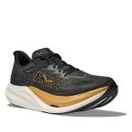 ホカ（HOKA）（メンズ）ランニングシューズ トレーニングシューズ 部活 ロケット X3 ブラック ゴールド 1168724-BKGD スニーカー