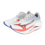 ミズノ（MIZUNO）（メンズ）ランニングシューズ 部活 ウエーブ リベリオン フラッシュ 3 ホワイト レッド J1GC253501