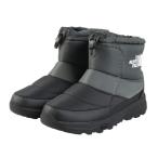 ショッピングFACE ザ・ノース・フェイス（THE NORTH FACE）（メンズ、レディース）ヌプシ ブーティ ウォータープルーフ ロゴ ショート アークティック グリップ グレー ブラック N