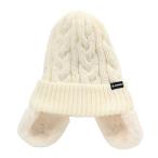 shu Toro ire(STREULE)( женский ) шляпа уголок имеется вязаная шапка ST25FB0079 OWHT