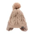 shu Toro ire(STREULE)( женский ) шляпа уголок имеется pompon вязаная шапка ST25FB0080 BEG