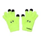 GLAMLIN(GLAMLIN)( женский )5 пальцев вязаный перчатка GFGT NEON YELLOW