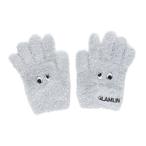 GLAMLIN(GLAMLIN)( Kids ) Junior 5 пальцев вязаный перчатка GKFG GREY