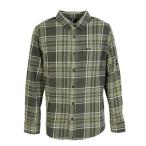 ボルコム（Volcom）（メンズ）LELAND FLANNEL 長袖シャツ A0502402-GRN