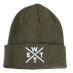 watsu(WATTS)( мужской ) шляпа Beanie CUFFED PIANO 1PIANO KHK
