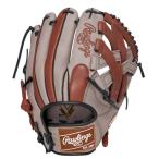 ローリングス（Rawlings）（メンズ）軟式用グラブ オールラウンド用 野球グローブ 一般 ハイパーテックCOシンクN65 GRY/BR GR6HTCN65-GRY/BR