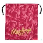 ローリングス（Rawlings）（メンズ、レディース）野球 トライアングル グラフィック グラブ袋 EAC16S03-BRS