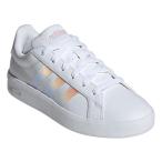  Adidas (adidas)( Kids ) Junior спортивные туфли boys спорт обувь Grand пальто 3.0 белый розовый ONG54-JQ1978 повседневная обувь 