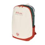  Wilson (Wilson)( мужской, женский ) теннис сумка ROLAND GARROS 2026 теннис рюкзак Cream WR8052601001