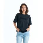  Roxy (ROXY)( женский )ALGAE SaGa la вышивка Logo короткий рукав футболка 26SPRST261095BLK
