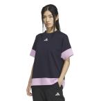 アディダス（adidas）（レディース）MUSTHAVES ルーズフィット カラーブロック 半袖Tシャツ TJ079-KF9201