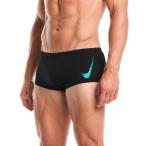  Nike (NIKE)( мужской ) купальный костюм мужской плавание hyde la strong Logo квадратное нога Brief чёрный × синий M-LL размер NESSG032-N385 мужской купальный костюм Short нога 