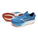 ミズノ（MIZUNO）（メンズ）ランニングシューズ ジョギングシューズ ウエーブライダー 30 ブルー ホワイト J1GM262053 スポーツシューズ