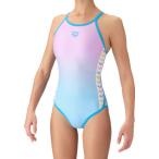 アリーナ（ARENA）（レディース）競泳水着 レディース 水泳 トレーニングワンピース オープンバック AS6FWM10L PPBL