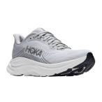 ホカ（HOKA）（レディース）ランニングシューズ ジョギングシューズ クリフトン 11 ワイド グレー 1177539-SDSTS