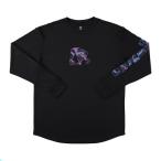 エゴザル（EGOZARU）（メンズ、レディース）バスケットボールウェア アアブストラクトネス スリーブプリント ロングスリーブTシャツ EZFW26ULS006C001