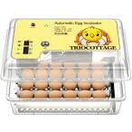 自動孵卵器 TRIOCOTTAGEインキュベーター 受精卵24個収容可能 自動で卵をひっくり返す 孵化器 卵を