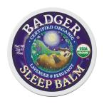 バジャー オーガニック スリープバーム ラベンダー&ベルガモット 21 g Badger Organic Sleep Balm, Lavender & Bergamot 0.75 oz