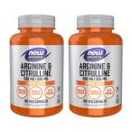 ナウスポーツ アルギニン500mg＆シトルリン250mg 120粒 2本セット【NOW SPORTS】L-Arginine 500mg & Citrulline 250mg 120CAP 2set NOW FOODS