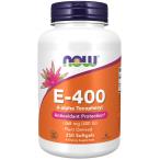 E-400 dアルファトコフェロール 400IU 250粒 ソフトジェル ビタミンE ナウフーズ 【NOW Foods】E-400 d-alpha Tocopheryl 400 IU 250 Softgels