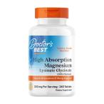 ショッピングBEST ドクターズベスト 高吸収マグネシウム 240タブレット 【Doctor's Best】High Absorption Magnesium 240 Tablets