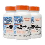 b дождь Magne sium50 mg,90beji Capsule 3 шт. комплект Brain Magnesium 50 mg, 90 Veg Capsules