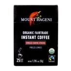 ショッピングフェアトレード マウントハーゲン オーガニックフェアトレードインスタントコーヒー　フリーズドライ 25個入　Mount Hagen Organic  Instant Coffee, 25pieces