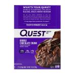 クエストバー プロテインバー、ダブルチョコレートチャンク12個入りボックス QUEST NUTRITION QuestBar, Protein Bar, Double Chocolate