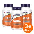 [3 шт. комплект ]gyabaGABA( Gamma amino . кислота ) 500mg +B6 GABA 500mg 100 шарик Now Foodsnauf-z