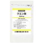 サプリクラフト クエン酸 カプセル (500) 1カプセルにクエン酸500mg 180カプセル入