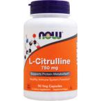 NOW Foods(nauf-z)L- цитруллин 750mg 90 шарик .tore движение Performance 