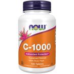 NOW（ナウ）ビタミンC 1000mg ＋ ローズヒップ（タイムリリース型） 100粒 ビタミンC ローズヒップ タブレット