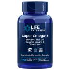 LIFE EXTENSION( жизнь растягивание ) super Omega 3(EPA|DHA| рыба масло | резина lig наан | оливковый масло )|120 soft Capsule 
