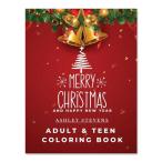 [ foreign book ] Christmas . new year. paint picture [ashu Lee * Stephen s] Merry Christmas and Happy New Year Adult &amp; Teen Coloring Book [Ashley Stevens]