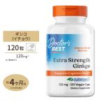 ショッピングBEST イチョウ葉 サプリメント 濃縮ギンコエキス 120mg 120粒 Doctor's BEST （ドクターズベスト）