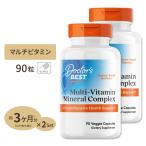 【クーポンあり】[2個セット]ドクターズベスト マルチビタミン + ビタシャインD3 & クアトレフォリック 90粒 ベジカプセル Doctor's Best Multi-Vitamin