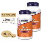 [2 шт. комплект ] NOW Foodssoiisoflabon150mg ( общий isoflabon60mg) 120 шарик nauf-z большой бобы isoflabon дополнение 