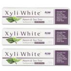 ショッピング歯磨き粉 【クーポンあり】[3個セット] キシリホワイト ニーム&ティーツリー歯磨き粉ジェル 181g NOW Foods (ナウフーズ)